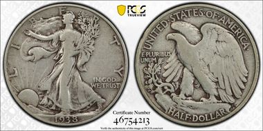1938 50C VF20