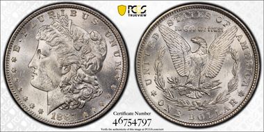 1887 $1 MS63