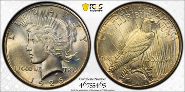 1926 $1 MS66+