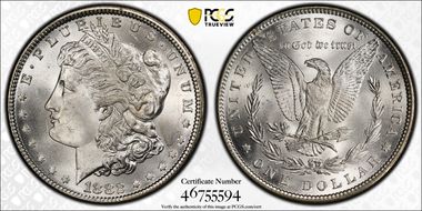 1882 $1 MS65