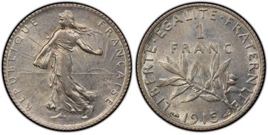 1915 1 Fr Gad-467 F-217 AU55