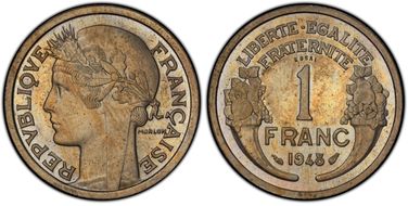 1948 P1 Fr GEM-102.3 Essai 6.0g SP64