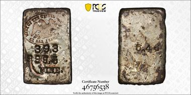 (ca. 1930) AR Ingot San Francisco Mint, Type I GN1