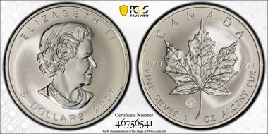 2007 $5 ML Fabulous 12 SP67
