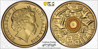 2015-C $2 Remembrance Day In Flanders Fields Colorized MS69