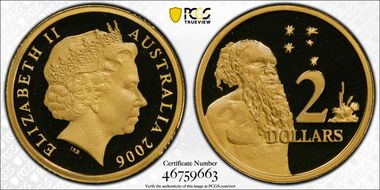 2006 $2 PR70DCAM