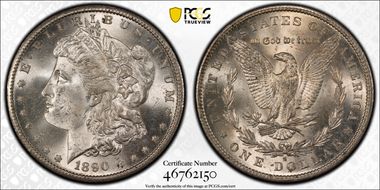 1890-S $1 MS64