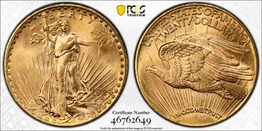 1924 $20 MS64