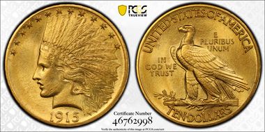 1915 $10 MS63