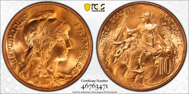 1899 10C Gad-277 F-136 MS66RD