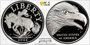 2022-P Medal American Liberty PR69DCAM