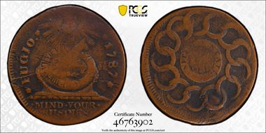 1787 Fugio 1C Newman 17-I N1BN