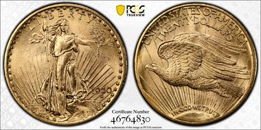1920 $20 MS63