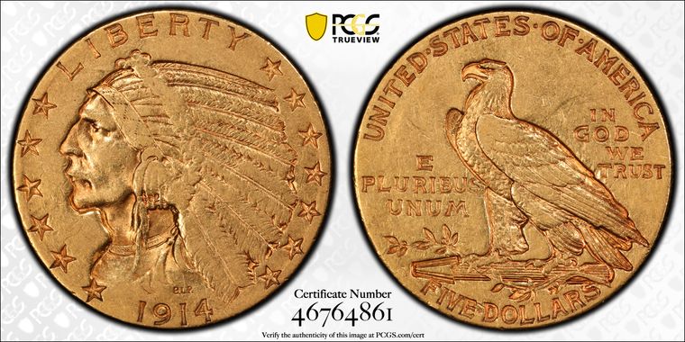 Cert 46764861 - Coin Image