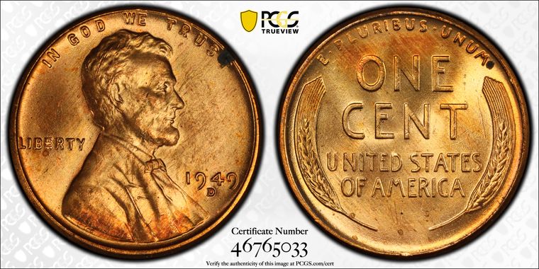 Cert 46765033 - Coin Image