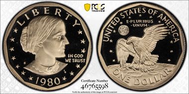 1980-S SBA$1 PR69DCAM