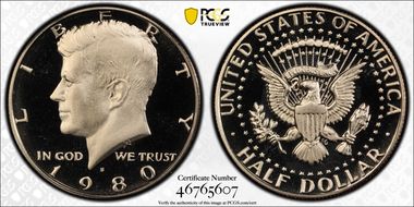 1980-S 50C PR69DCAM