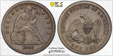 1846-O $1 VF35