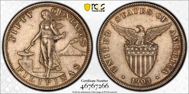 1903 50C KM-167  Ag XF45