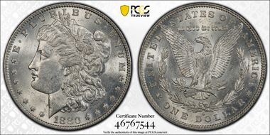 1880-O $1 AU58+