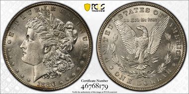 1880-O $1 MS62