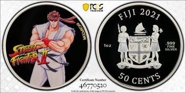 2021 50C Street Fighter- Ryu Colorized PR69DCAM