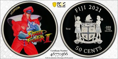 2021 50C Street Fighter- M. Bison PR70DCAM