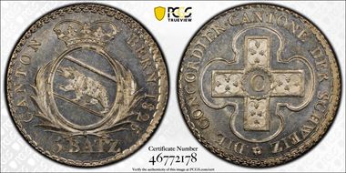 1826 5 Batz Batz MS64PL