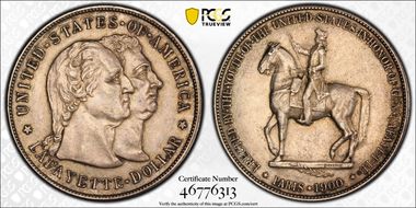 1900 $1 Lafayette AU55