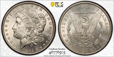 1882-CC $1 MS62