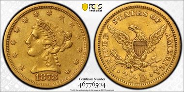 1878-S $2.50 XF45