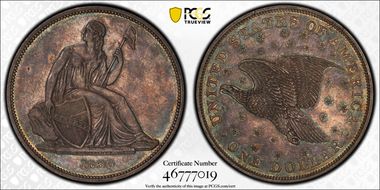 1836 $1 J-60 Original, Alignment IV PR63