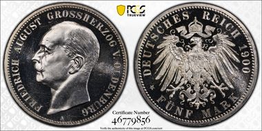 1900-A 5 Mk J-95 PR65CAM