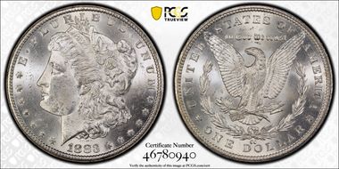 1883-CC $1 MS62