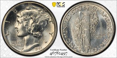 1941-S/S 10C RPM FS-502 MS66FB