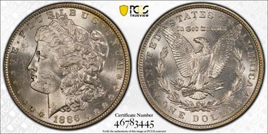 1886 $1 MS63