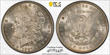 1897 $1 MS64