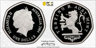 2004 $1 Imperial Lion 20 Yrs of the Dollar Coin PR69DCAM