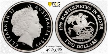 1999 $2 1920-S Sov Ag PR70DCAM
