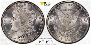 1879-S $1 MS67