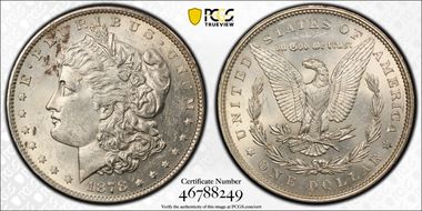 1878 7TF $1 Reverse of 1879 N1