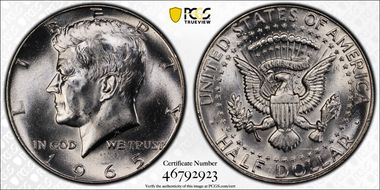 1965 50C DDR FS-802 MS64