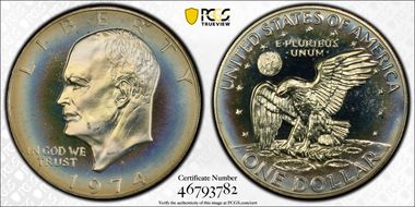 1974-S $1 Silver PR69DCAM
