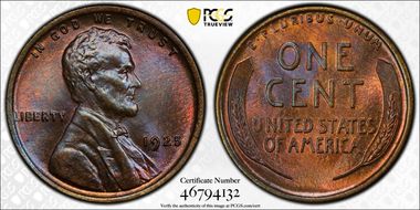 1925 1C MS66BN