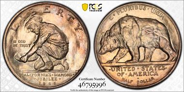 1925-S 50C California MS64