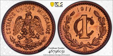 1911-Mo 1C Narrow Date MS65RD