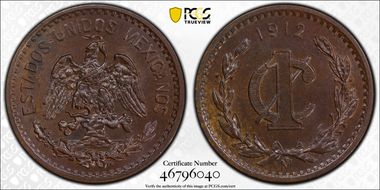 1912-Mo 1C KM-415 MS64BN