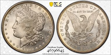 1878 7TF $1 Reverse of 1878 MS65