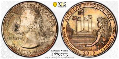 2019-P 25C American Memorial NP N1