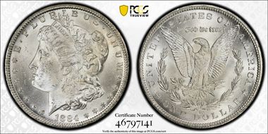 1884-CC $1 MS63